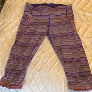 lululemon multicolor crops